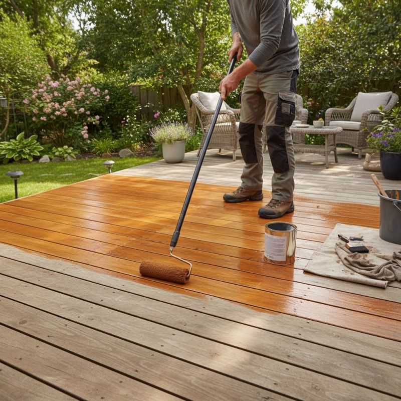 Wood Deck Staining