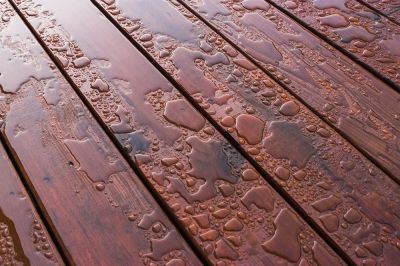 Staining Repels Dirt and Grime